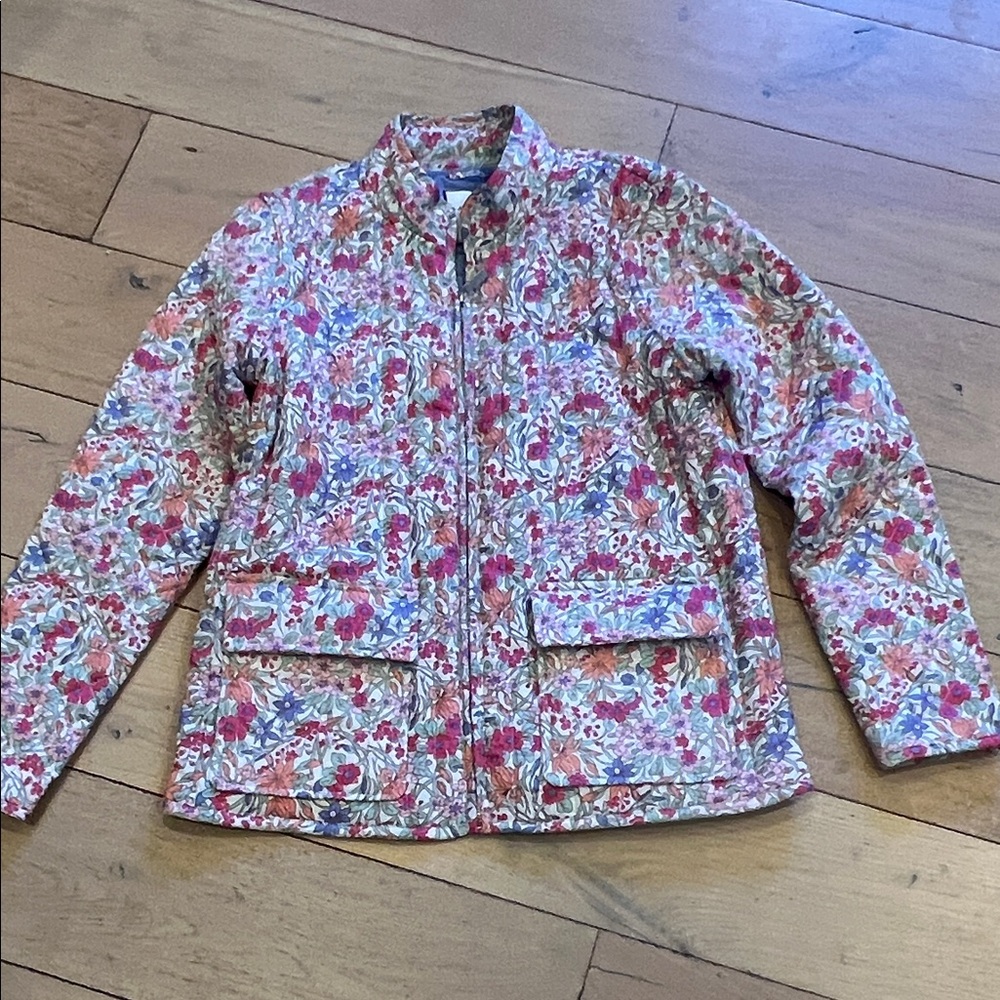 Bagatelle Multicolor Floral quilted  Jacket, medium